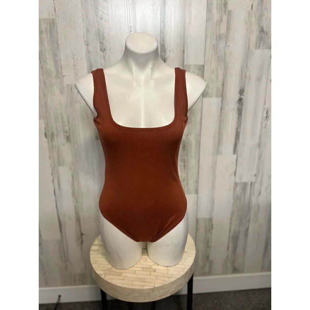 Shein brown bodysuit